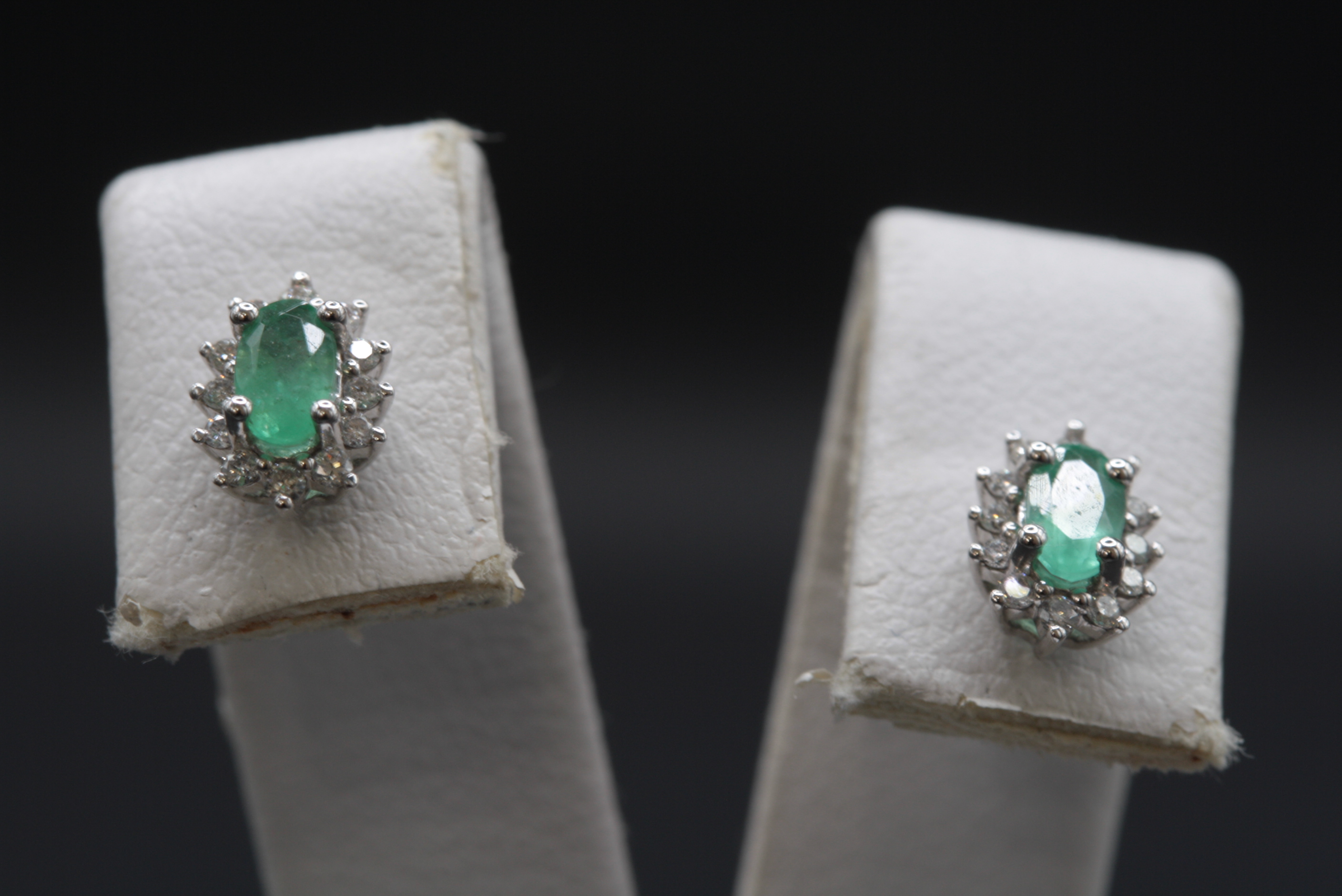 ORECCHINI FIORI VERDI