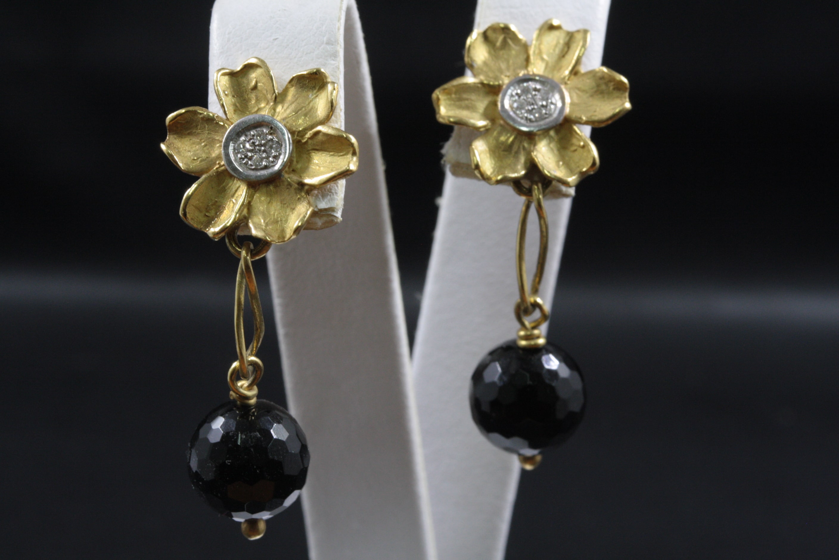 ORECCHINI FIORI CON PIETRE